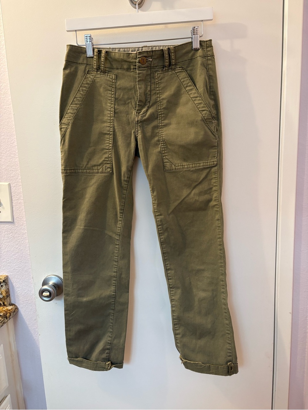Pilcro Olive Utility Cargo Pants Size 25/EUC
